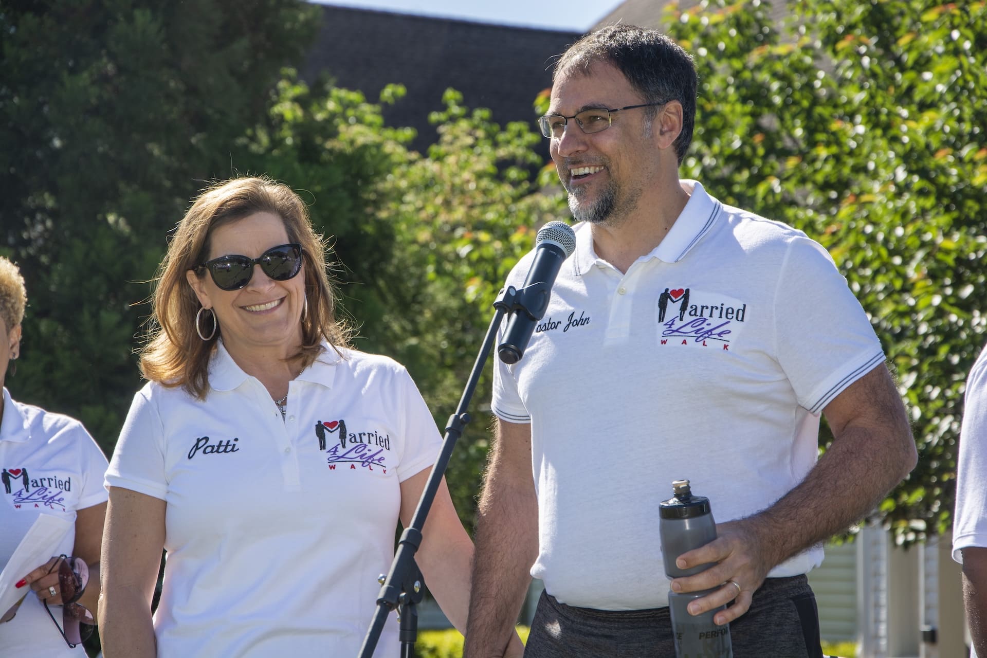 couples sharing experiences at Married 4 Life Walk event